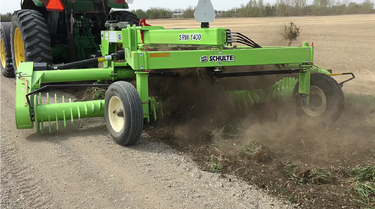 Nahaufnahme des Steinschwader SRW 1400 Schulte